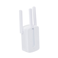 Repetidor / Extensor de Cobertura WiFi N / MU-MISO / 300 Mbps 2.4 GHz / 3 antenas externas / Botón WPS