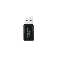 Adaptador Inalámbrico N / 300 Mbps 2.4 GHz / 2 antenas Internas / Diseño Portátil / Más comodo