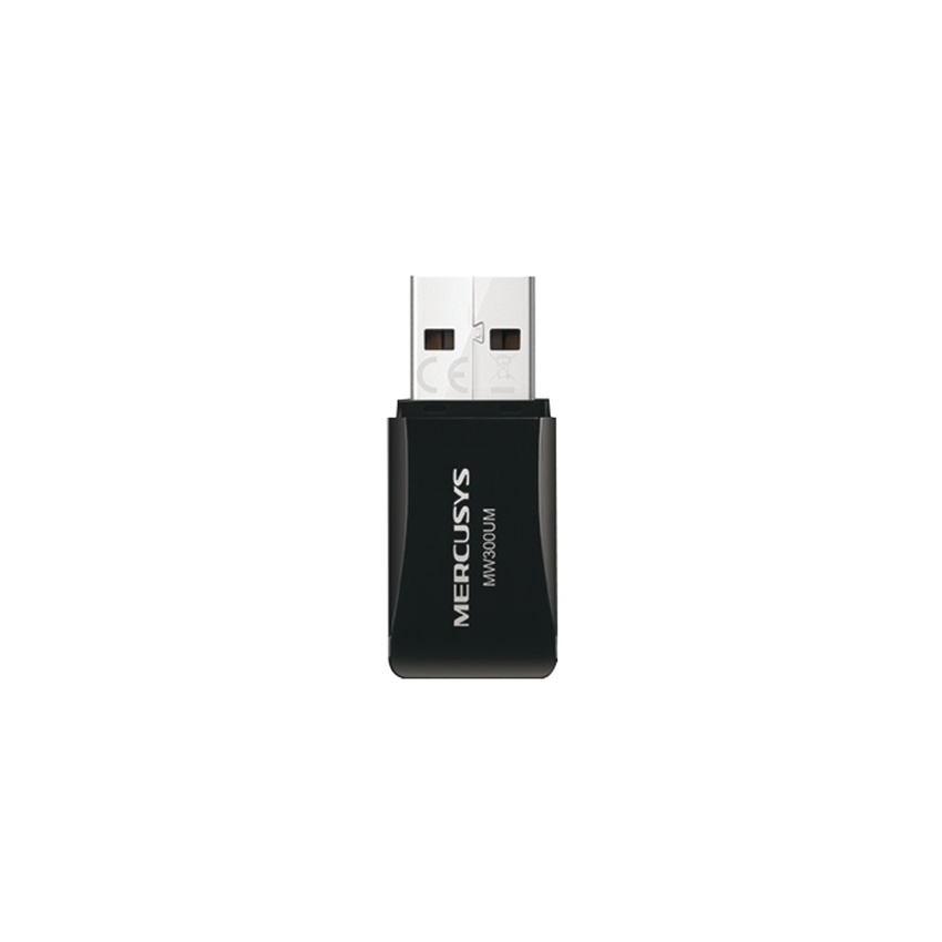 Adaptador Inalámbrico N / 300 Mbps 2.4 GHz / 2 antenas Internas / Diseño Portátil / Más comodo