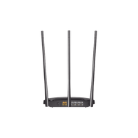 Router N de alta potencia 300 Mbps / 1 Puerto WAN 10/100 / 3 Puertos LAN 10/100 / Chip PA (potencia transmisión 2x) / 3 Antenas de 7 dBi