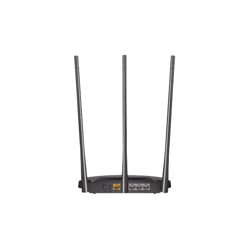 Router N de alta potencia 300 Mbps / 1 Puerto WAN 10/100 / 3 Puertos LAN 10/100 / Chip PA (potencia transmisión 2x) / 3 Antenas de 7 dBi