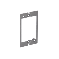 Adaptador de Placa de Pared, de Una Salida, Material CRS/Zinc