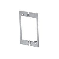Adaptador de Placa de Pared, de Una Salida, Material CRS/Zinc