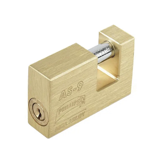 Candado para Cortina  #9 / Opera con 11 pernos de combinación / Alta seguridad.