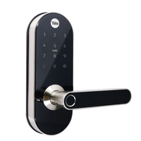 Cerradura Digital  YMC420 / con Teclado Táctil / lector de Tarjetas / Huellas /  Incluye HUB / compatible con YALE CONNECT