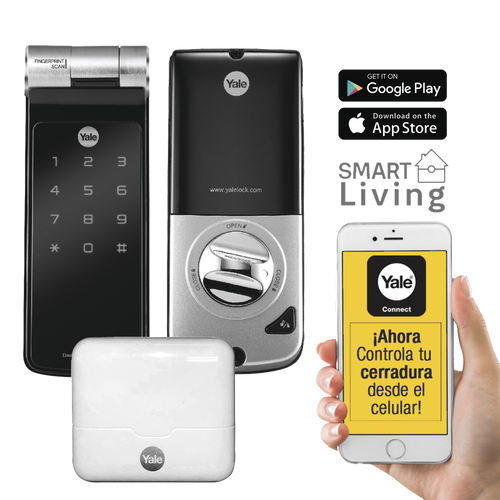 Kit de Hub con Cerradura YDF40A: Código, Biometria y apertura Smartphone en cualquier parte el Mundo