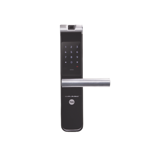 Cerradura Autónoma YMF40A con Teclado y  Biométrica con Huella de Alto Diseño Estético! Para puertas de 35 a 90 mm de espesor