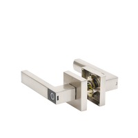 Manija Castelli Biométrica/ Niquel Satinado / 30 usuarios / Para Puerta Izq o Derecha de 60-70mm
