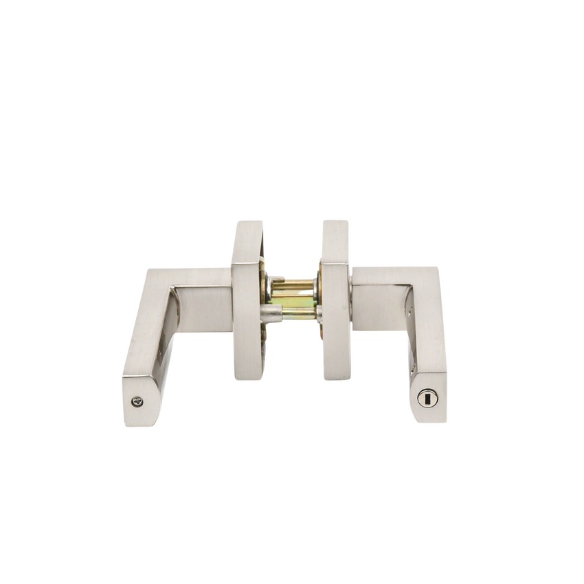 Manija Castelli Biométrica/ Niquel Satinado / 30 usuarios / Para Puerta Izq o Derecha de 60-70mm