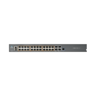 Switch cnMatrix EX2028-P capa 3 de 28 puertos (24 PoE Gigabit 802.3af/at, 4 SFP+) administración desde la Nube (MX-EX2028PxA-U)