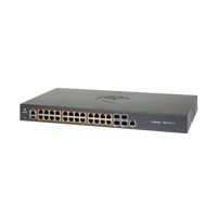 Switch cnMatrix EX2028-P capa 3 de 28 puertos (24 PoE Gigabit 802.3af/at, 4 SFP+) administración desde la Nube (MX-EX2028PxB-U)