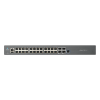 Switch cnMatrix EX2028 capa 3 de 28 puertos (24 Ethernet Gigabit, 4 SFP+) administración desde la Nube (MX-EX2028XXA-U)