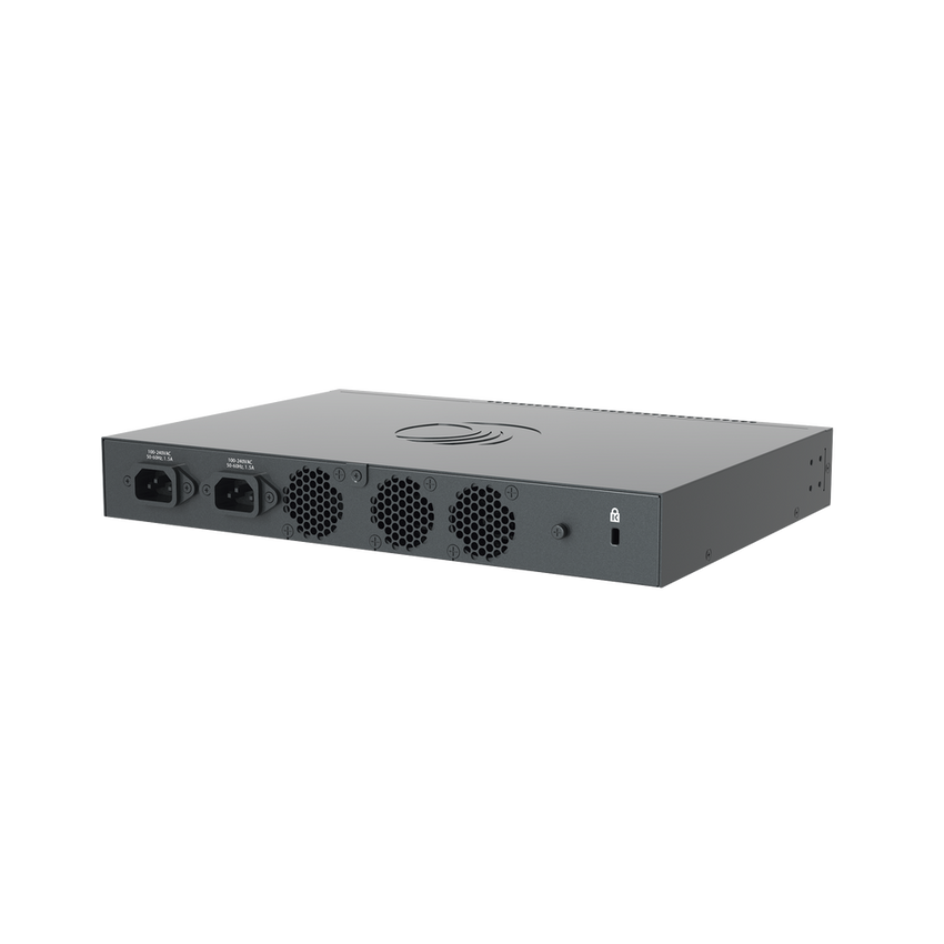 Switch cnMatrix EX3024F Ideal para Distribución en una Red Empresarial / 24 Puertos de Fibra Óptica SFP+(10 Gbps) / Capa 2 y Capa 3 / Doble Fuente de Alimentación en Corriente Alterna / Gestión Gratuita Desde la Nube