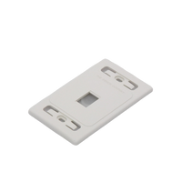 Placa de Pared Modular MAX, de 1 Salida, Color Blanco