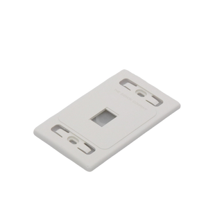 Placa de Pared Modular MAX, de 1 Salida, Color Blanco