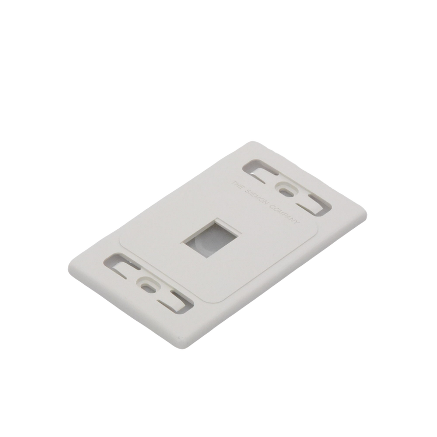 Placa de Pared Modular MAX, de 1 Salida, Color Blanco