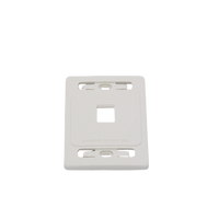 Placa de Pared Modular MAX, de 1 Salida, Color Blanco