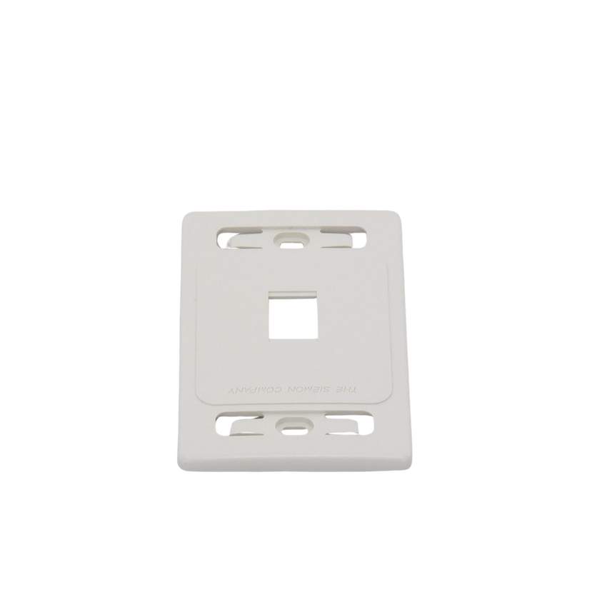 Placa de Pared Modular MAX, de 1 Salida, Color Blanco