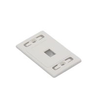 Placa de Pared Modular MAX, de 1 Salida, Color Blanco