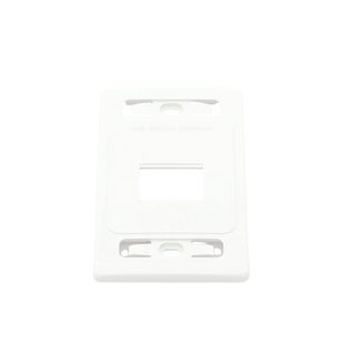 Placa de Pared Modular MAX, de 2 Salidas, Color Blanco, Versión Bulk (Sin Empaque Individual)