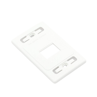 Placa de Pared Modular MAX, de 2 Salidas, Color Blanco, Versión Bulk (Sin Empaque Individual)