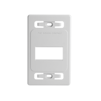 Placa de pared modular MAX, de 3 salidas, color blanco