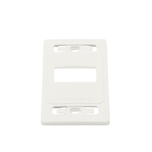 Placa de Pared Modular MAX, de 3 Salidas, Color Blanco, Versión Bulk (Sin Empaque Individual)