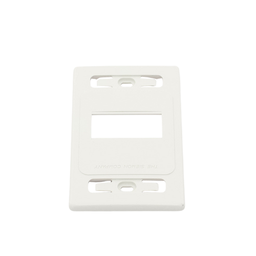 Placa de Pared Modular MAX, de 3 Salidas, Color Blanco, Versión Bulk (Sin Empaque Individual)