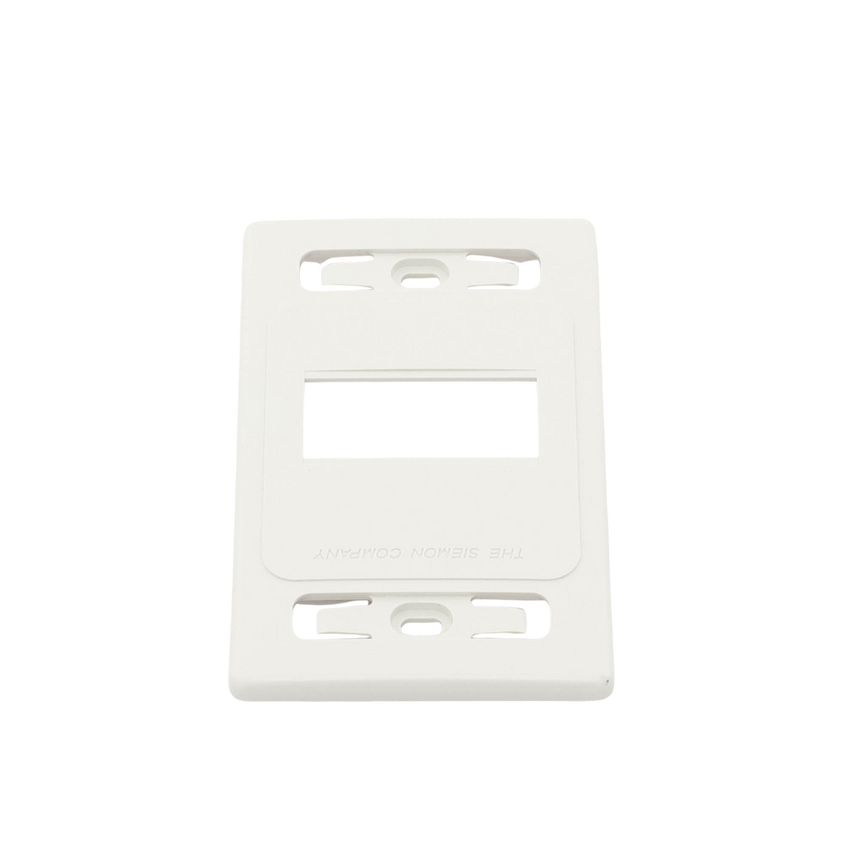 Placa de Pared Modular MAX, de 3 Salidas, Color Blanco, Versión Bulk (Sin Empaque Individual)