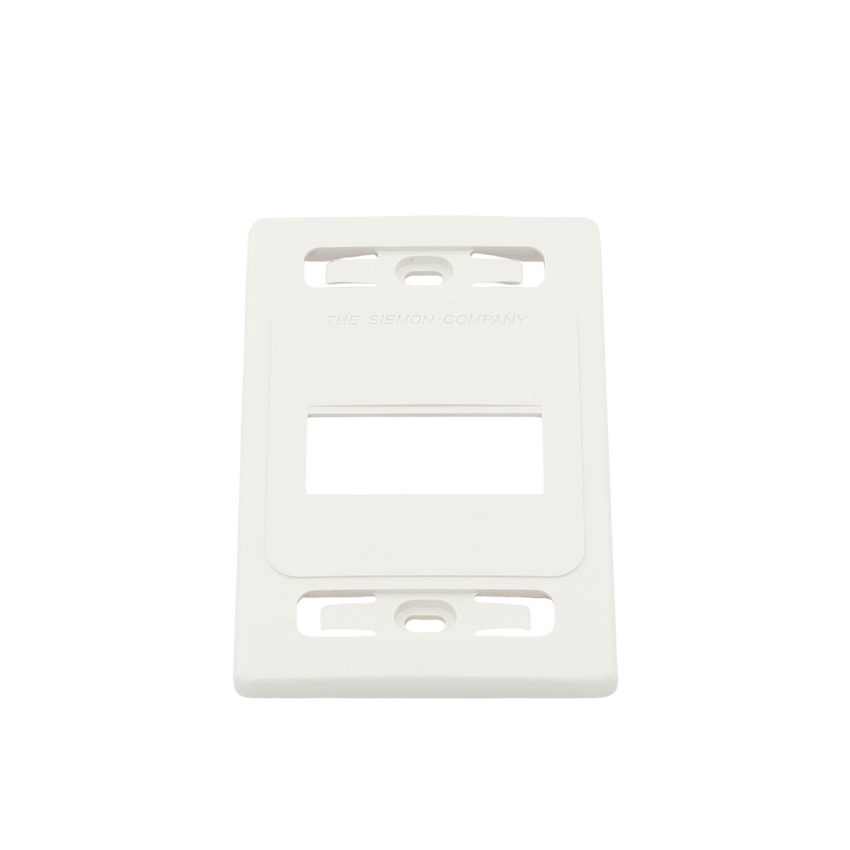 Placa de Pared Modular MAX, de 3 Salidas, Color Blanco, Versión Bulk (Sin Empaque Individual)