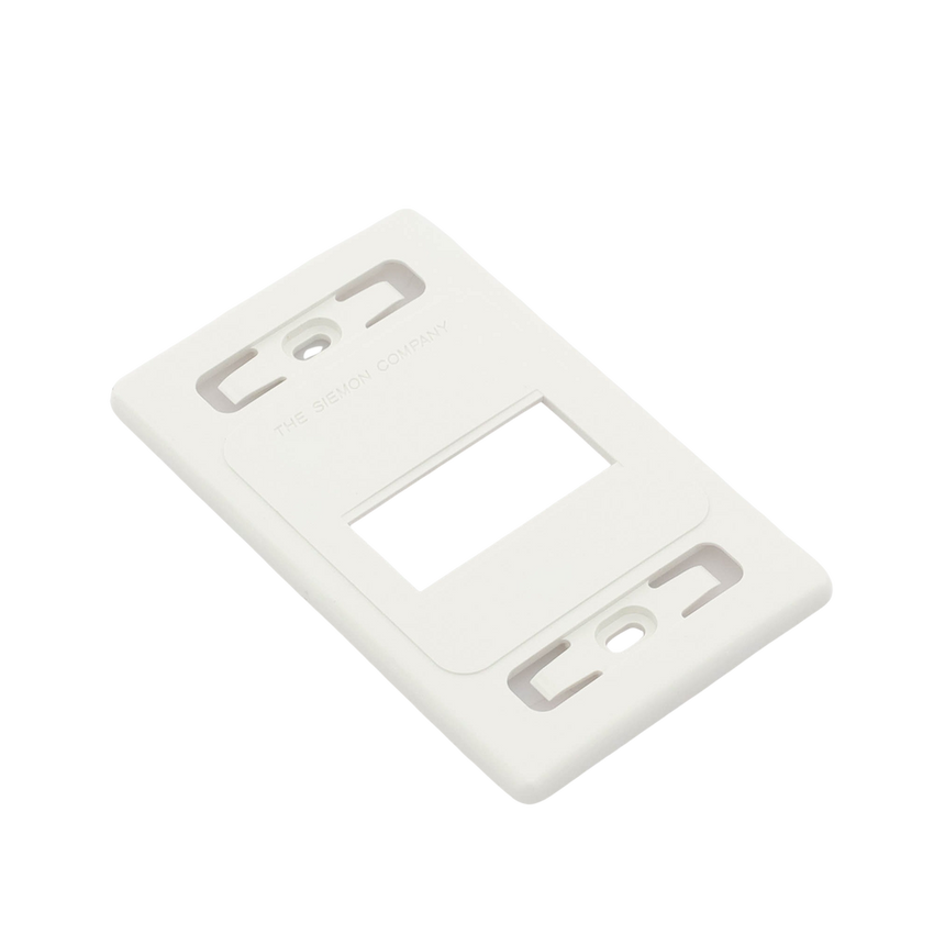Placa de Pared Modular MAX, de 3 Salidas, Color Blanco, Versión Bulk (Sin Empaque Individual)