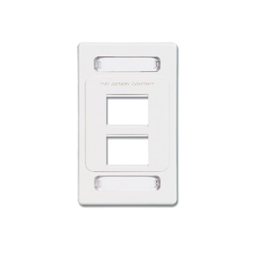 Placa de pared modular MAX, de 4 salidas, color blanco