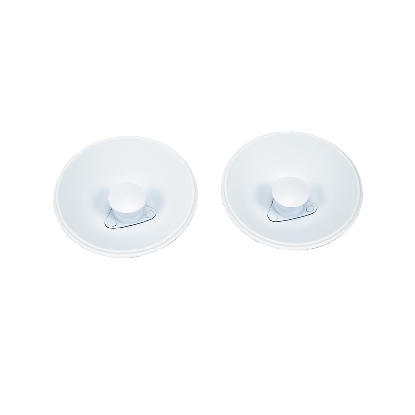 Par de Antenas Modulares Dual Slant, 4.9 - 6.4 GHz, Dimensiones (27 cm), Apertura 45°, Ganancia de 20 dBi, Diseñadas para radio C5x