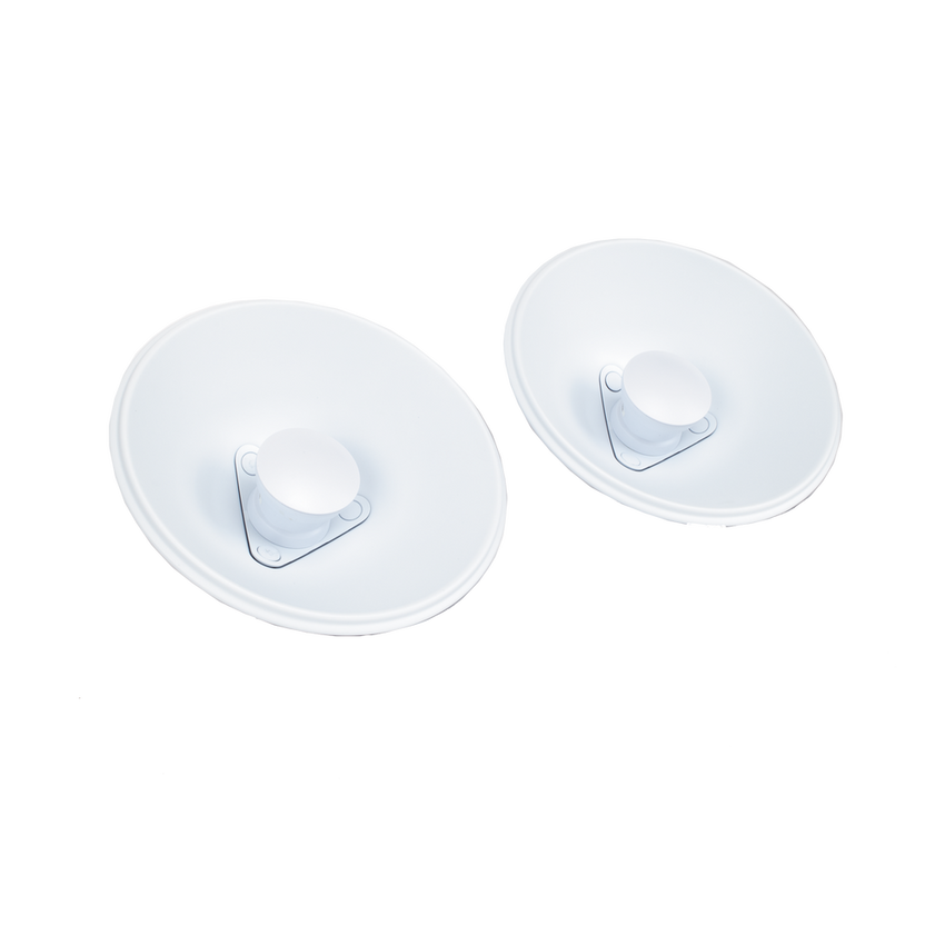 Par de Antenas Modulares Dual Slant, 4.9 - 6.4 GHz, Dimensiones (27 cm), Apertura 45°, Ganancia de 20 dBi, Diseñadas para radio C5x