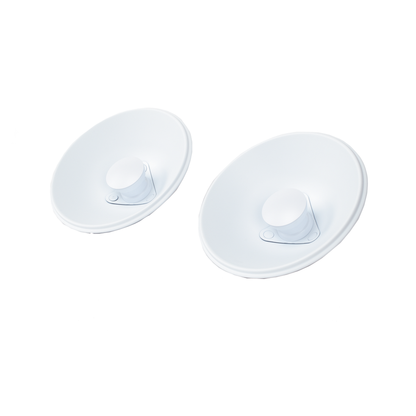 Par de Antenas Modulares Dual Slant, 4.9 - 6.4 GHz, Dimensiones (27 cm), Apertura 45°, Ganancia de 20 dBi, Diseñadas para radio C5x