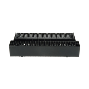 Organizador de Cables Horizontal NetManager, Doble (Frontal y Posterior), Para Rack de 19in, 2UR