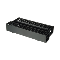 Organizador de Cables Horizontal NetManager, Doble (Frontal y Posterior), Para Rack de 19in, 2UR