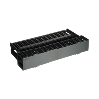 Organizador de Cables Horizontal NetManager, Doble (Frontal y Posterior), Para Rack de 19in, 2UR