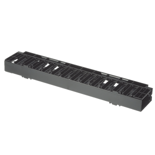 Organizador de Cables Horizontal NetManager, Sencillo (Solo Frontal), Para Rack de 19in, 1UR