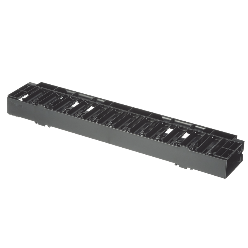 Organizador de Cables Horizontal NetManager, Sencillo (Solo Frontal), Para Rack de 19in, 1UR