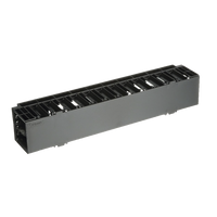 Organizador de Cables Horizontal NetManager, Sencillo (Solo Frontal), Para Rack de 19in, 2UR