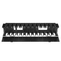 Organizador de Cables Horizontal NetManager, Sencillo (Solo Frontal), Para Rack de 19in, 2UR
