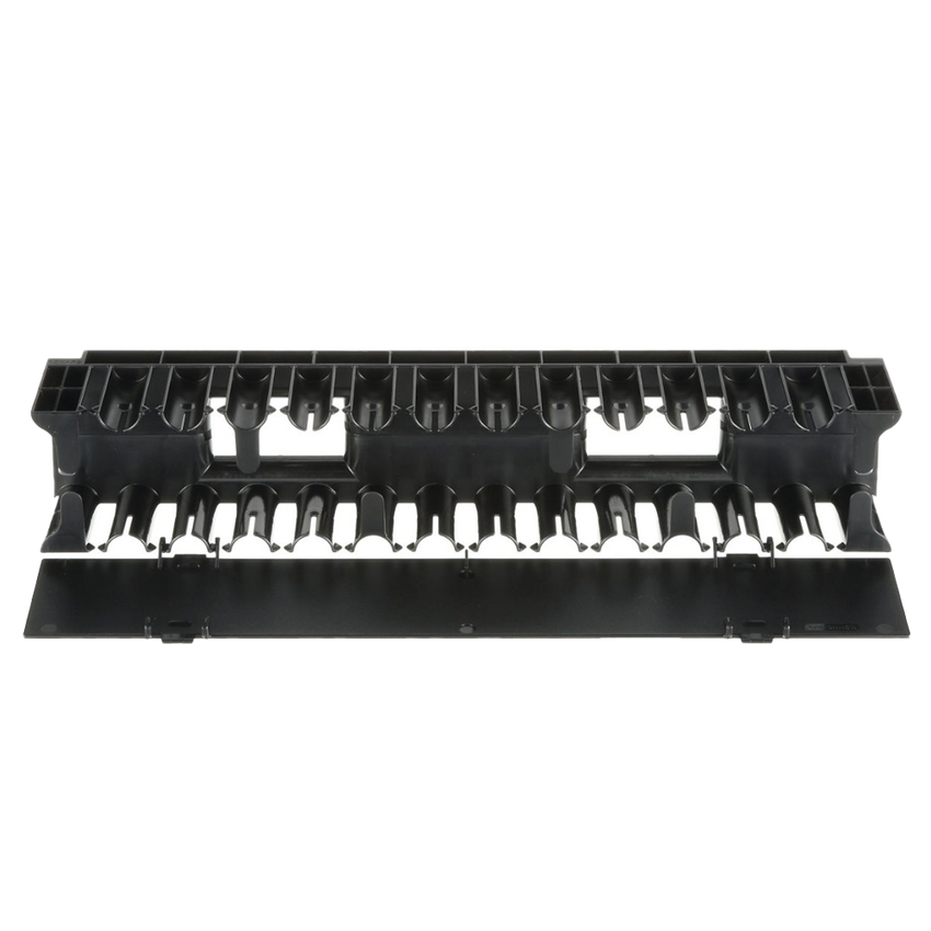 Organizador de Cables Horizontal NetManager, Sencillo (Solo Frontal), Para Rack de 19in, 2UR
