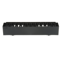 Organizador de Cables Horizontal NetManager, Sencillo (Solo Frontal), Para Rack de 19in, 2UR