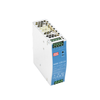 Fuente de poder industrial de 120 W, salida 24 Vcc 5A, entrada 90~264 VCA, Montaje en riel DIN,