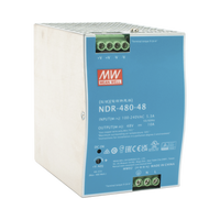 Fuente de Poder Industrial de 480W, salida 48 Vcc, para montaje en riel Din