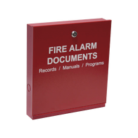 Gabinete para documentos del sistema de alarma contra incendios