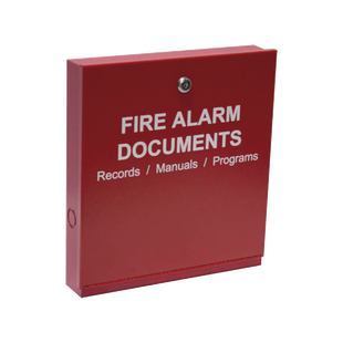 Gabinete para documentos del sistema de alarma contra incendios