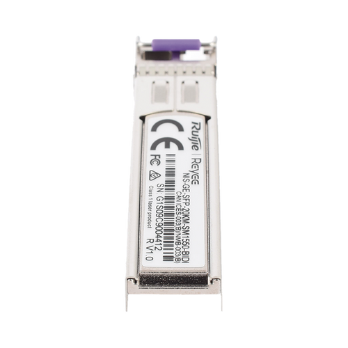 Transceptor Industrial BIDI Monomodo SFP 1G (Lado B), hasta 20 Kilómetros, TX 1550 / RX 1310, soporta Temperaturas de -40° a 85° C