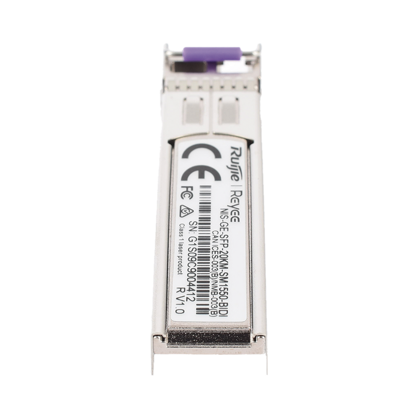 Transceptor Industrial BIDI Monomodo SFP 1G (Lado B), hasta 20 Kilómetros, TX 1550 / RX 1310, soporta Temperaturas de -40° a 85° C
